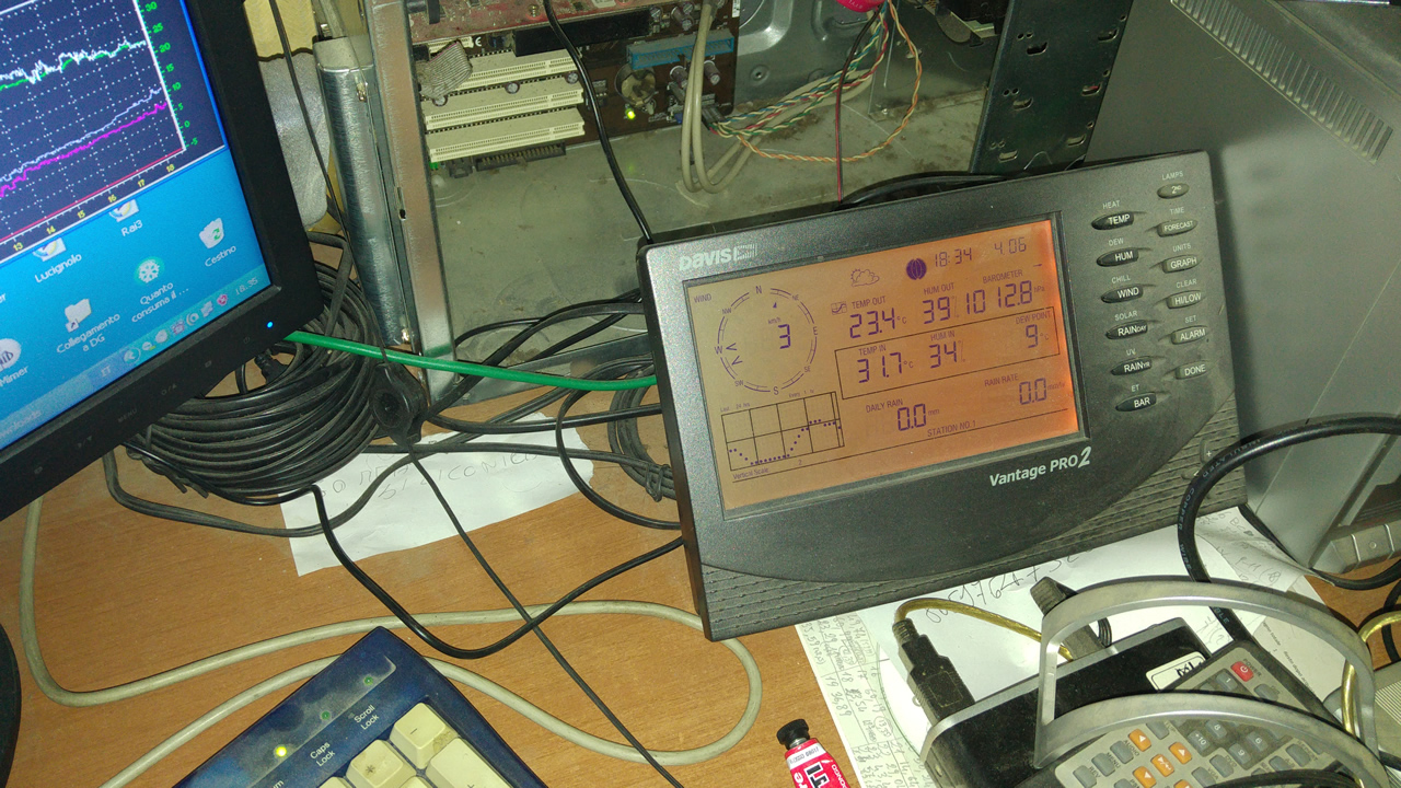 Visita ad una stazione meteo - Strumentazione interna 