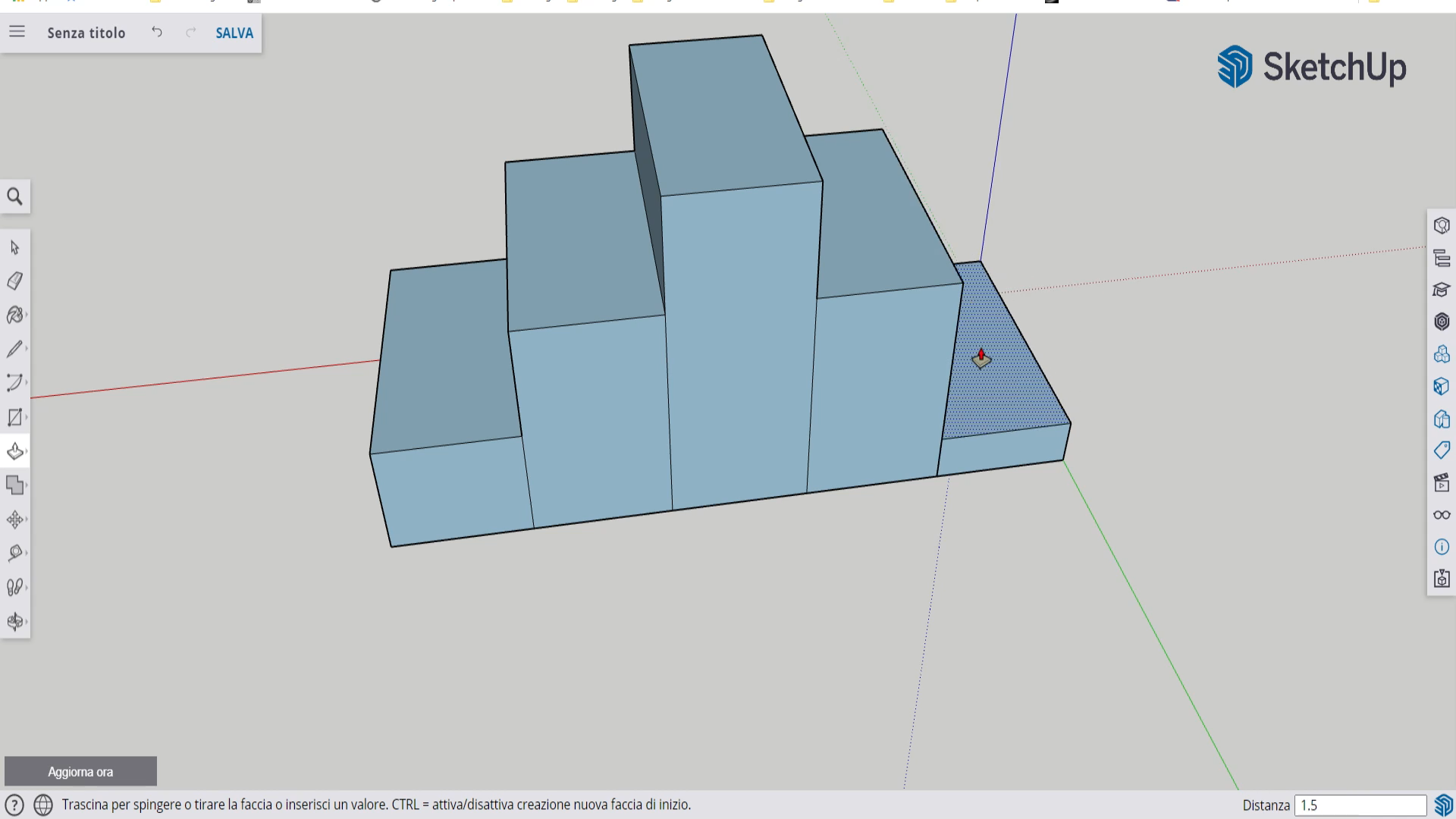 Realizzazione Di Un Podio 3D Utilizzando Sketchup